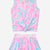 Pink Teal Tie Dye