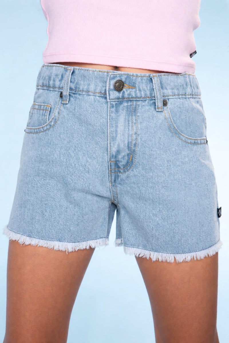 Denim Girlfriend Short - Lt Denim