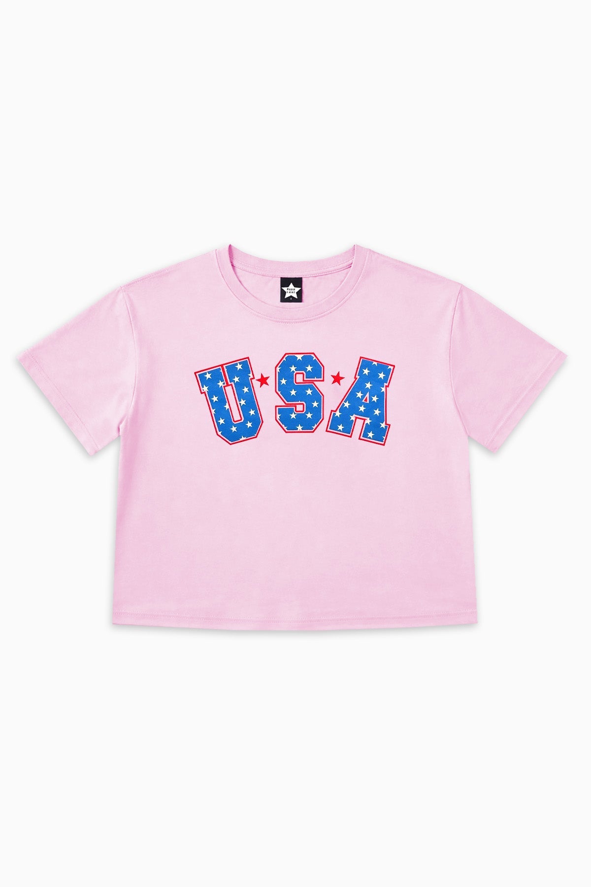 Washed Cotton Drop Shoulder Tee. - Ivory Blue Lemonade