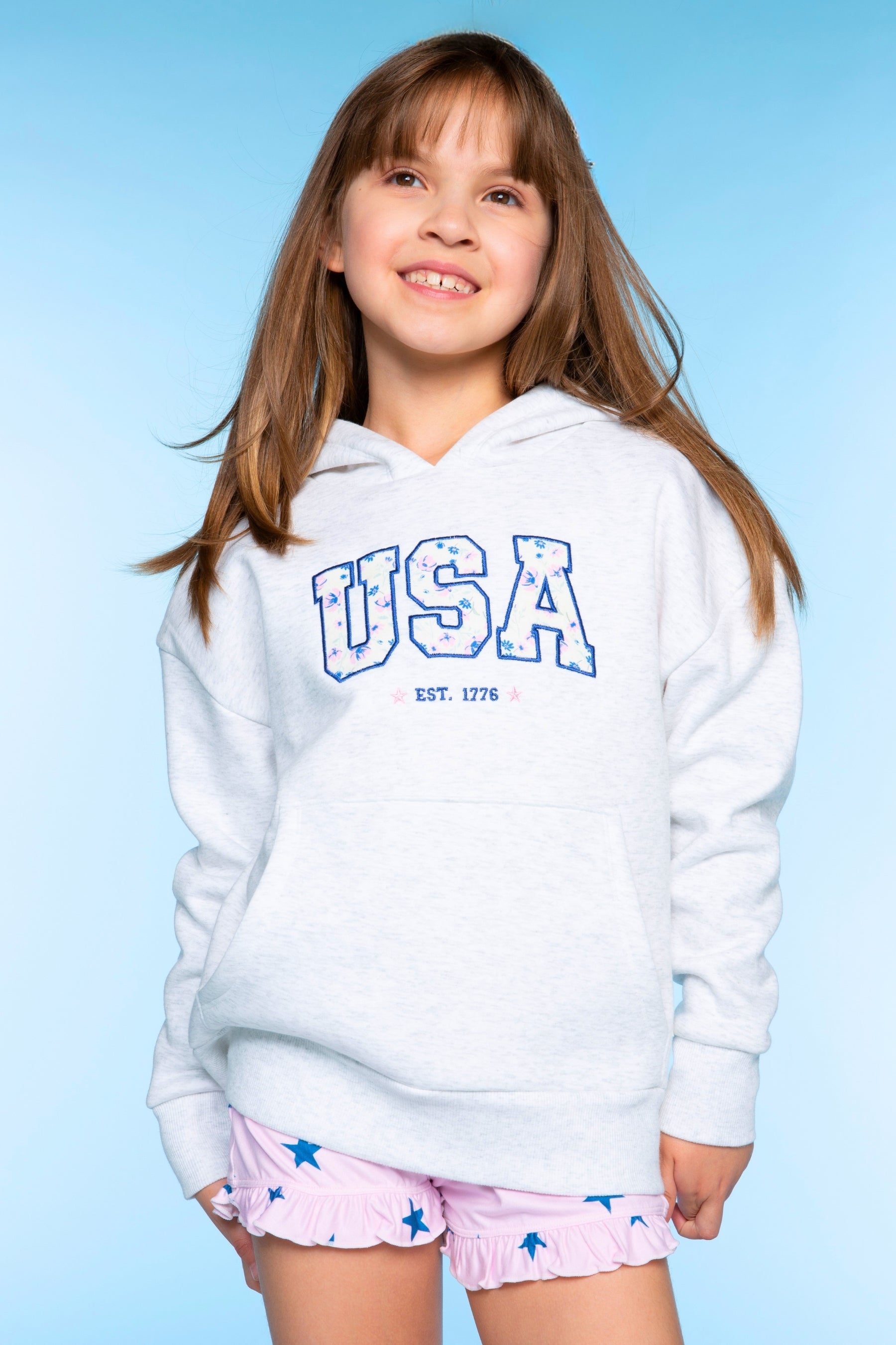 College French Terry Oversized Hoodie