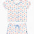 Ivory Red Blue Firework Bow - NEW!