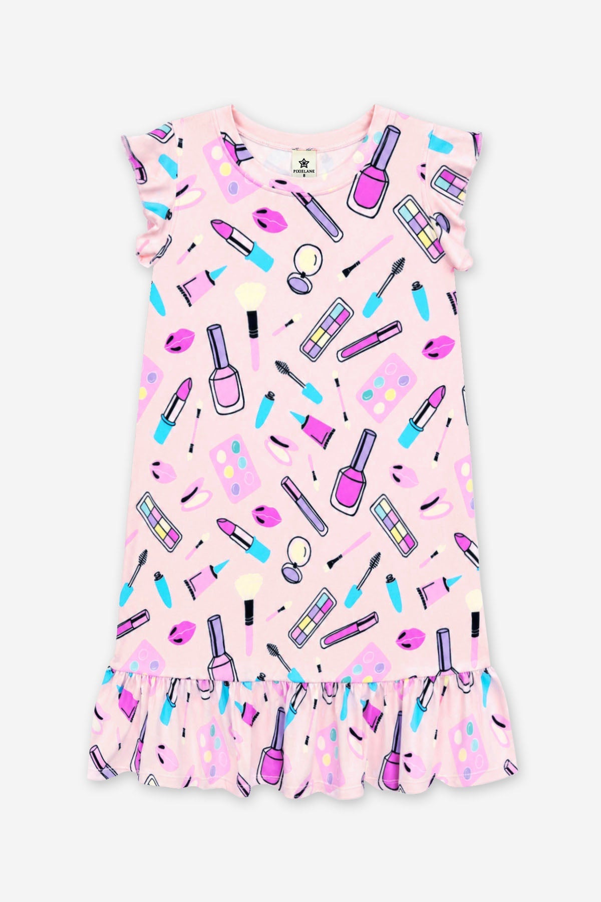 Simply Soft Flutter Sleeve Lounge Dress