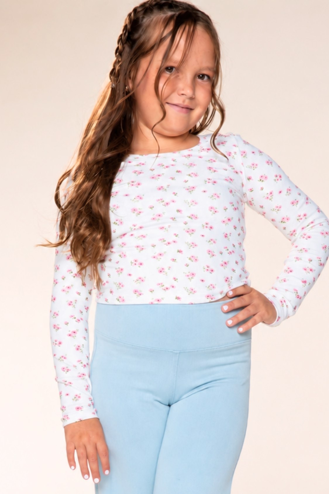 3 Pack Foldover Rib Flare Legging - Heather Grey Navy Floral | Black - NEW!