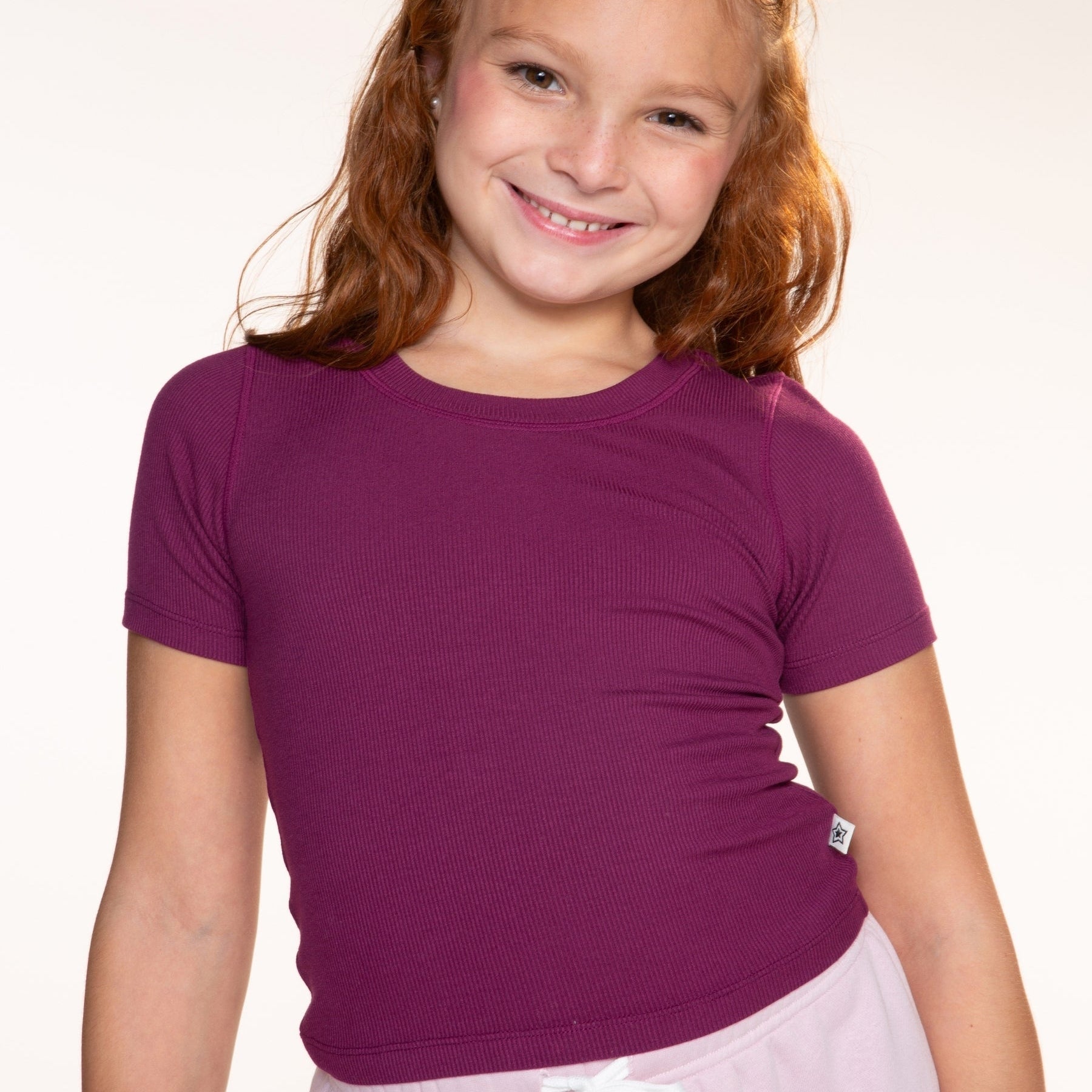 Ultra-Soft Ribbed Fitted Tee