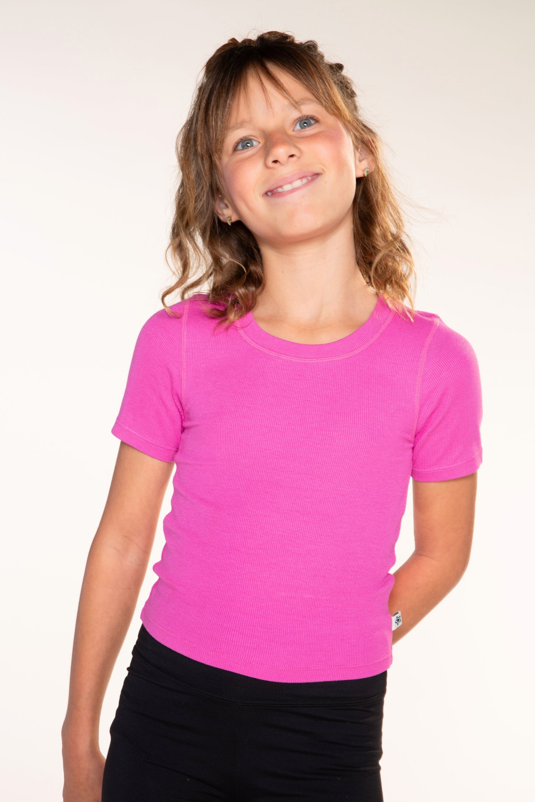 3-Pack Ultra-Soft Ribbed Fitted Tee - H Grey Navy Floral | Burgundy | Pink Burgundy Floral - NEW!