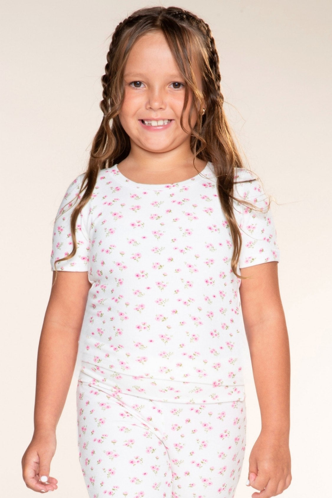3-Pack Ultra-Soft Ribbed Fitted Tee - H Grey Navy Floral | Burgundy | Pink Burgundy Floral - NEW!