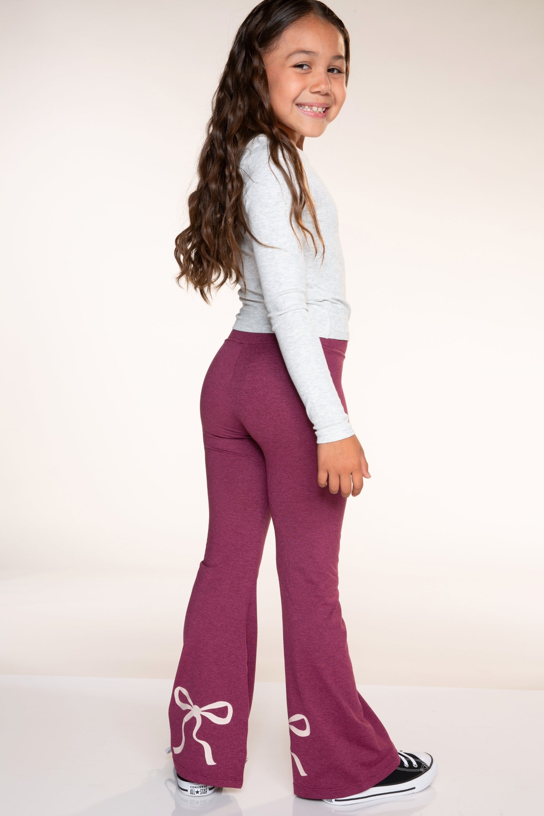 5-Pack Simply Soft Luxe Flare Legging - Black | Navy | Steel Stars | Neon Emojis | Burgundy Bow - NEW!