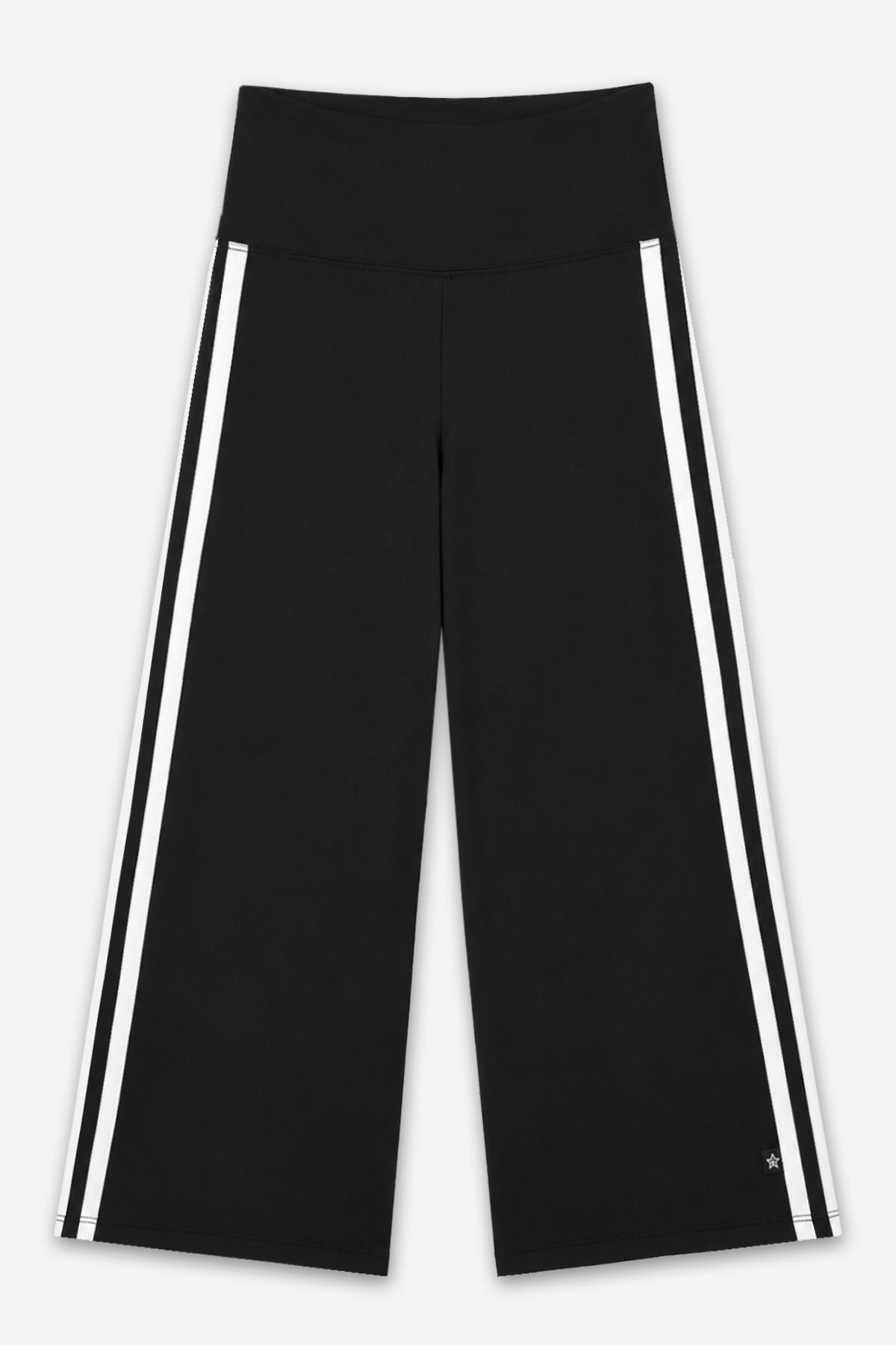 Simply Soft Luxe Wide Leg Pant - Black White Stripe - NEW!