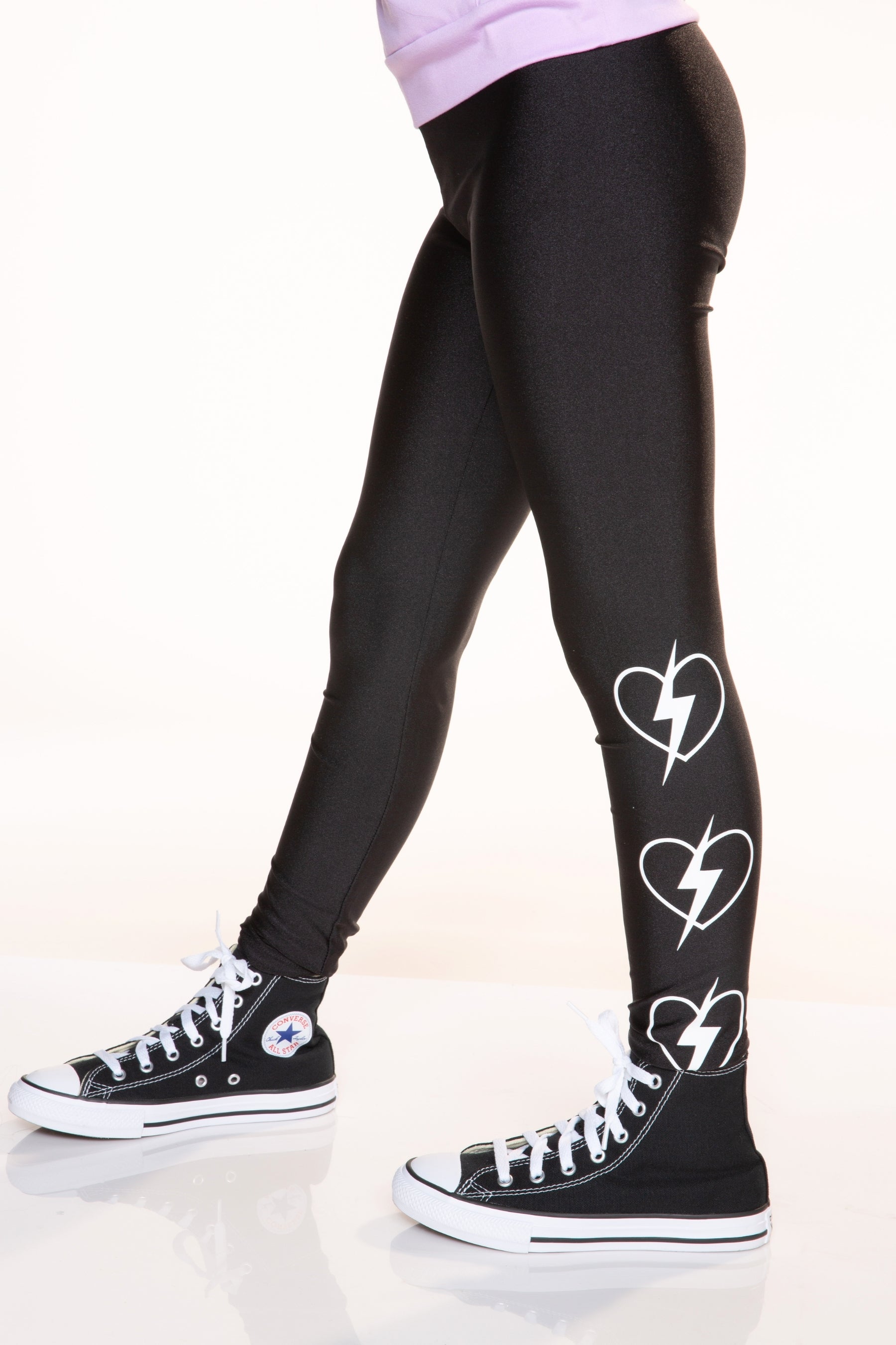 4-Pack High Shine Legging - Neon Pink | Graphite Bow | Burgundy Bow | Black Heart Bolt - NEW!