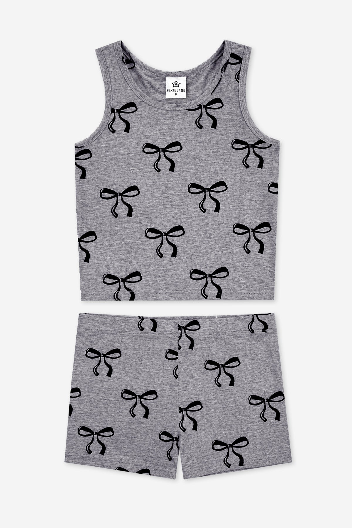 Simply Soft Luxe Cropped Racerback Tank & Tumble Short - Lilac Black Star - NEW!
