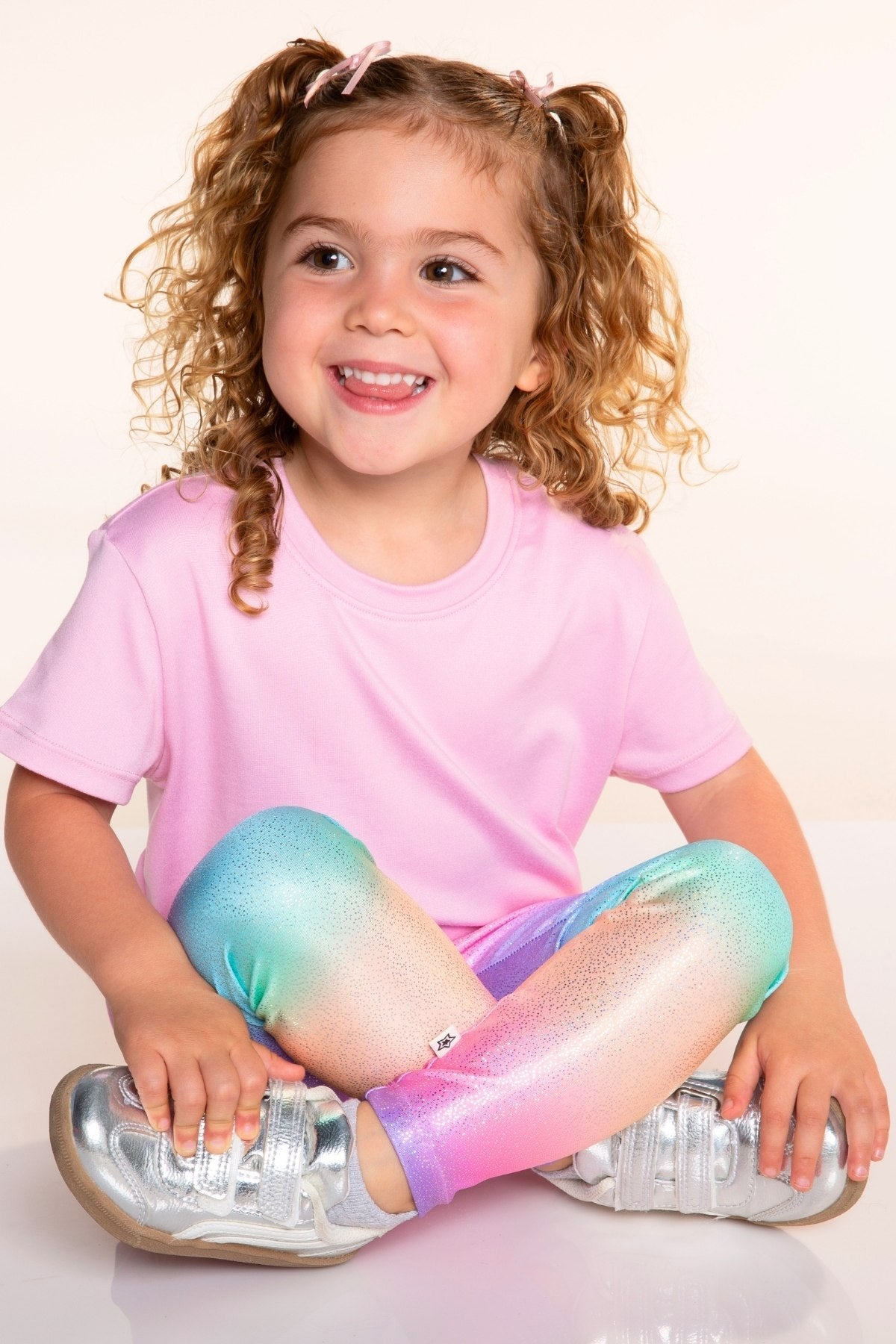 3-Pack High Shine Legging - Denim Floral | Rainbow Glitter | Black White Smile - NEW!