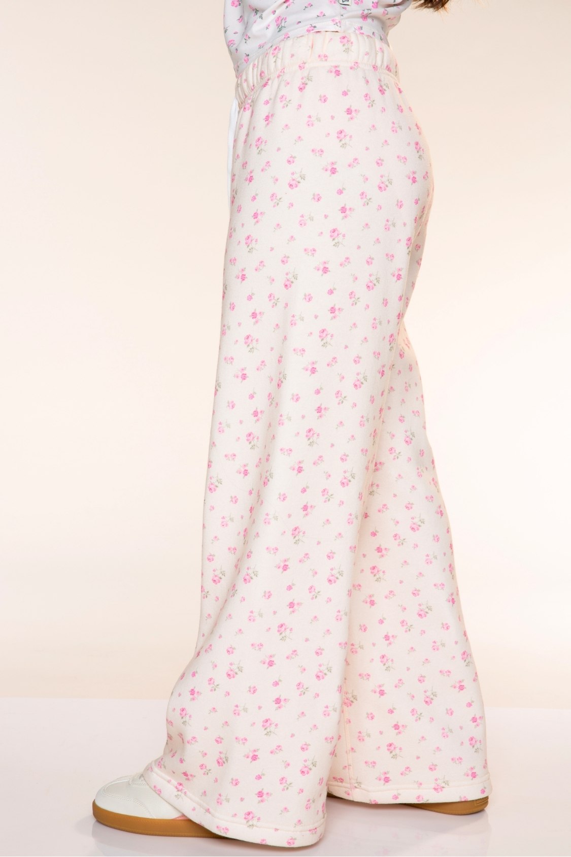3 Pack Cloud Soft and Rib Tee Set - Ivory Pink Flower Power - NEW!