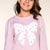 Mauve Ivory Floral Bow - NEW!