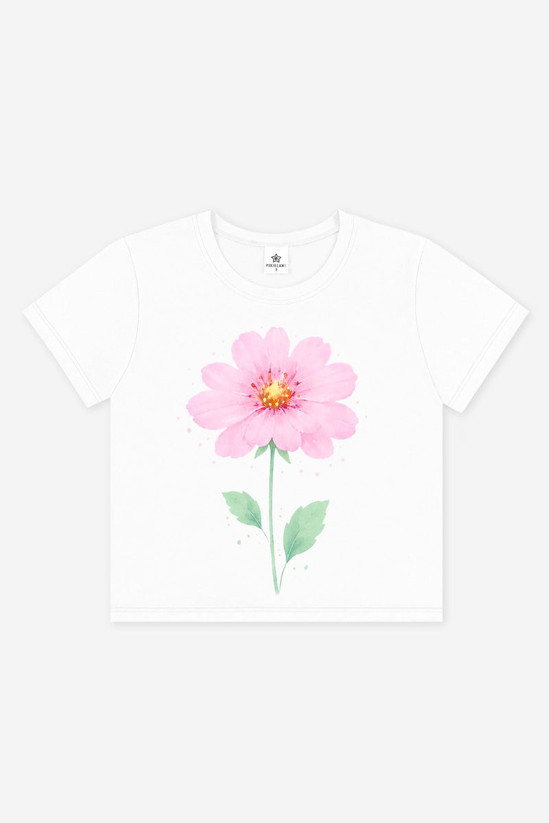 Simply Soft Easy Tee - Ivory Pink Floral - NEW!