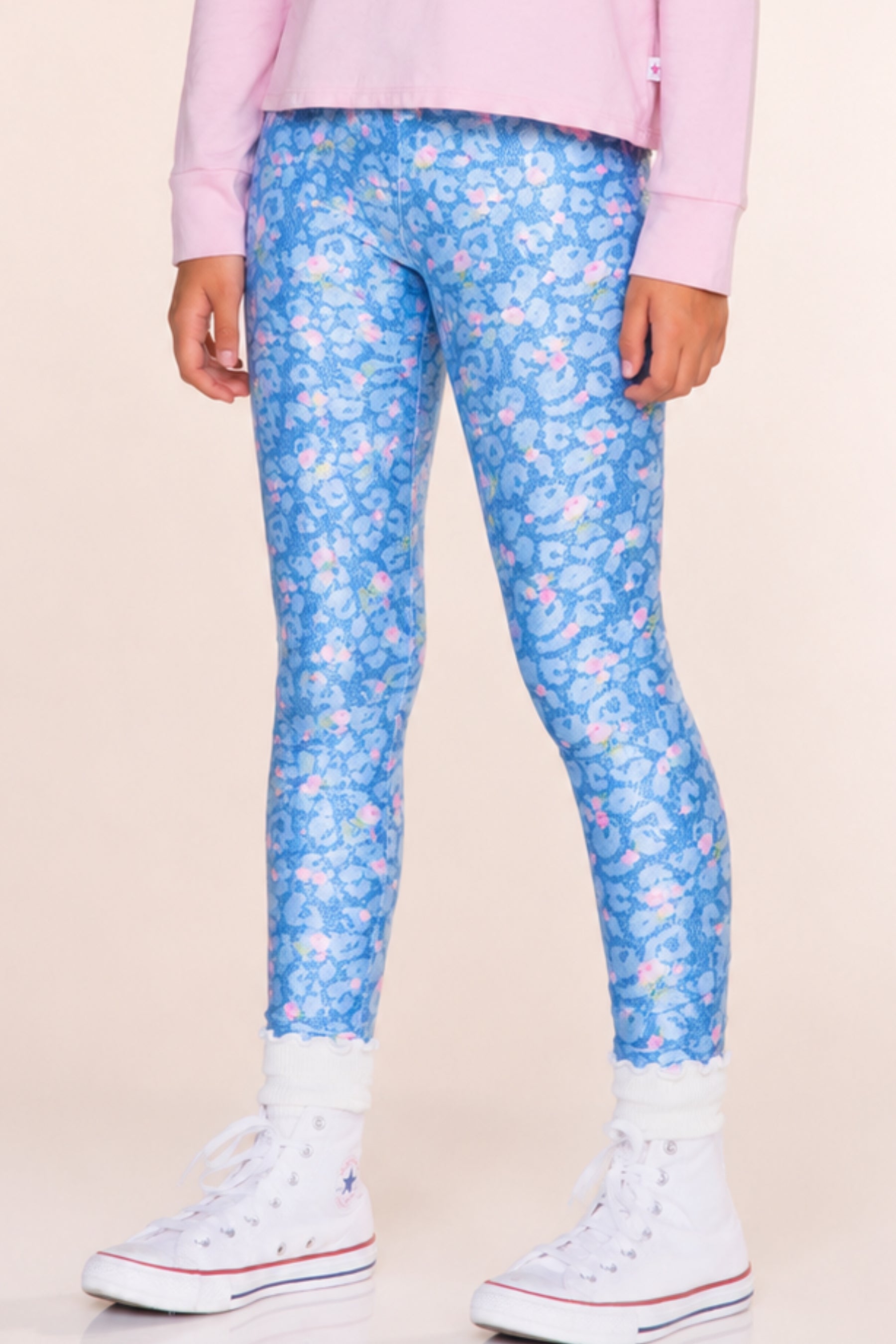 High Shine Long Legging - Black Stars - NEW!