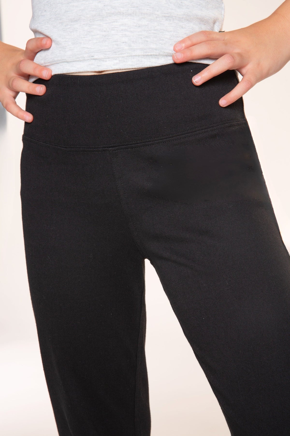 Super Stretch Soft Denim Flare Jegging - Light Blue Denim Floral - NEW!