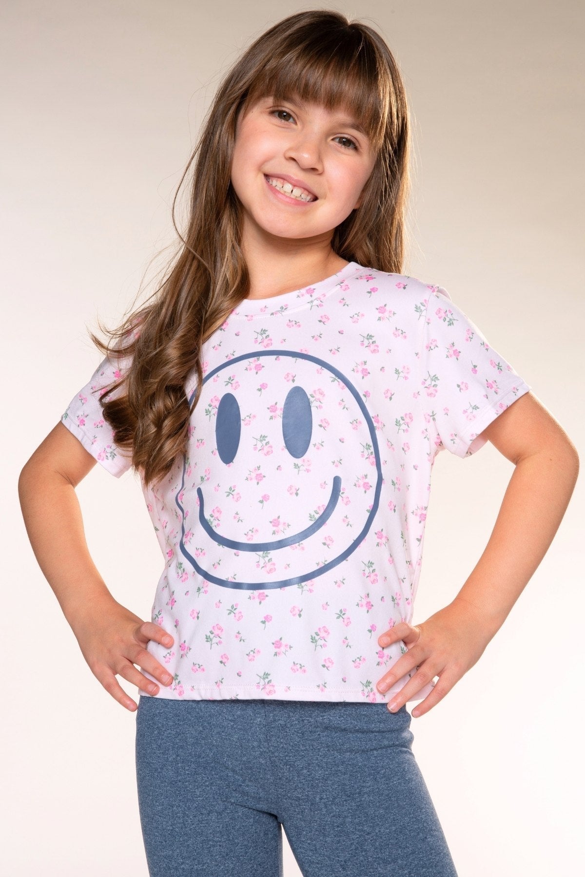 Simply Soft Easy Tee - White Rainbow Heart - NEW!