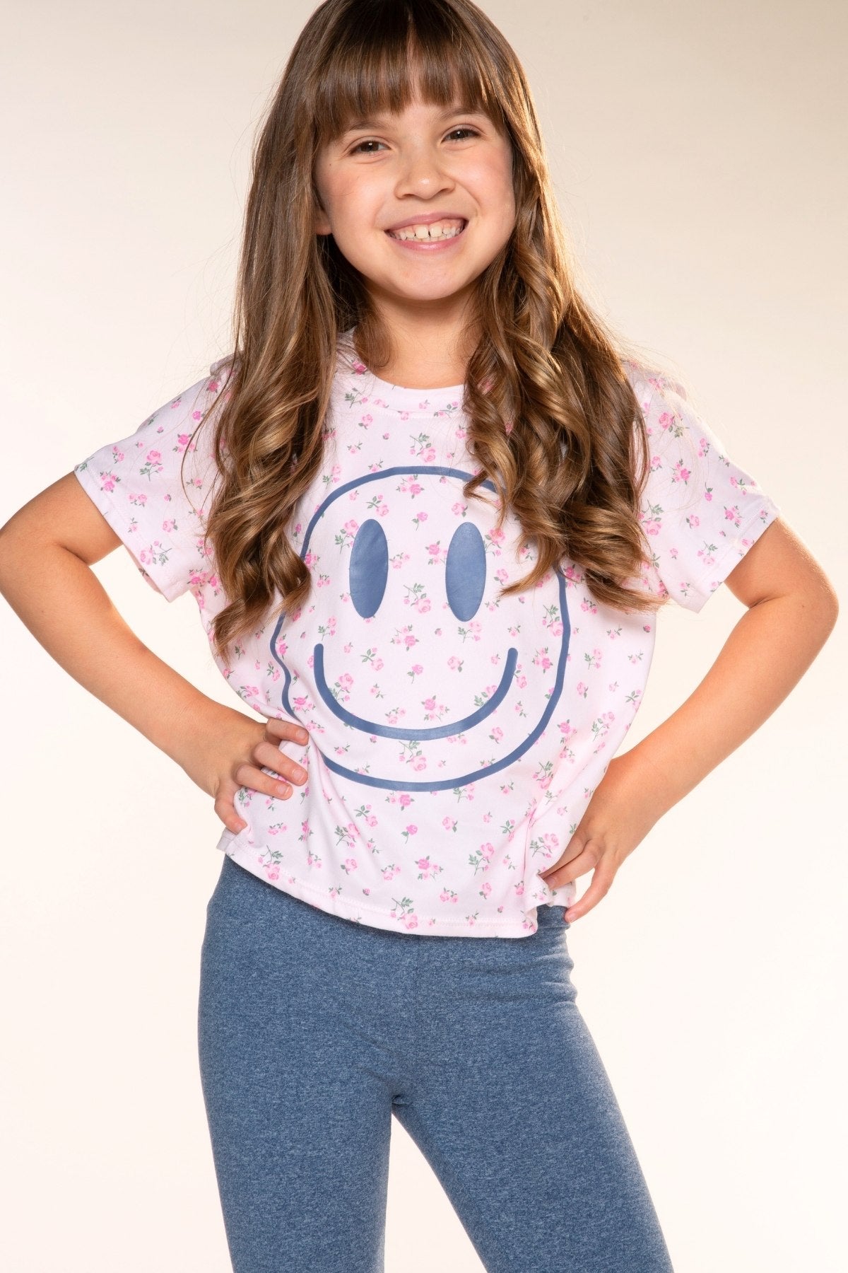 Simply Soft Easy Tee - White Rainbow Heart - NEW!