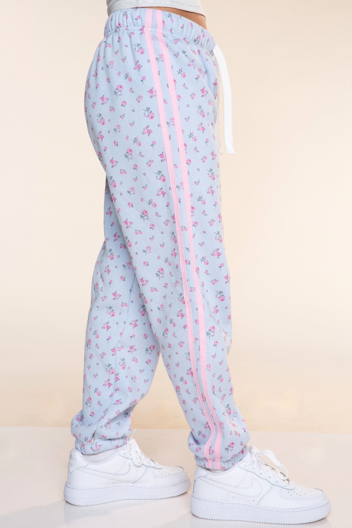 3 Pack Zip Up Hoodie With Sweatpant & Simply Soft Tee - Light Blue Floral | Dusty Pink | Light Blue Floral - NEW!