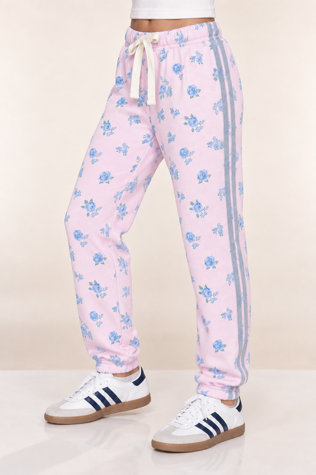 Cloud Soft French Terry Sweatpant - Charcoal Rainbow Star - NEW!