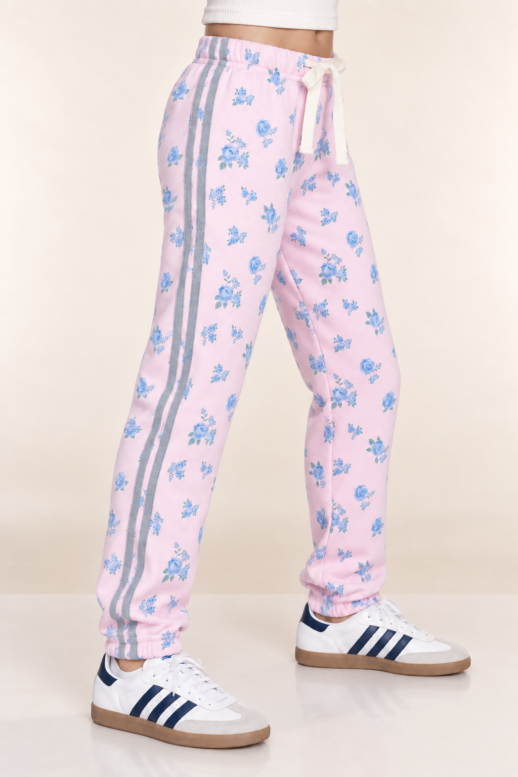 Cloud Soft French Terry Sweatpant - Charcoal Rainbow Star - NEW!