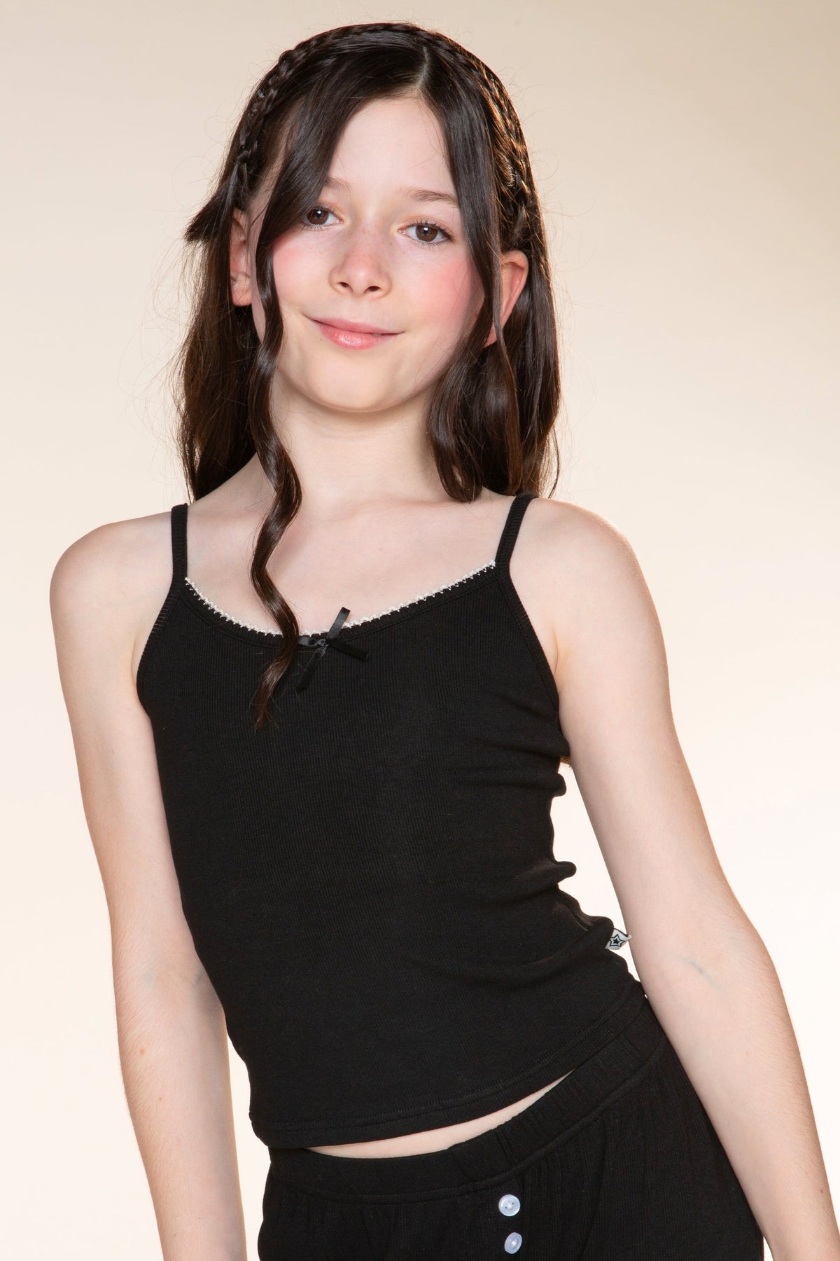 Ultra-Soft Rib Cami - Jet Black - NEW!