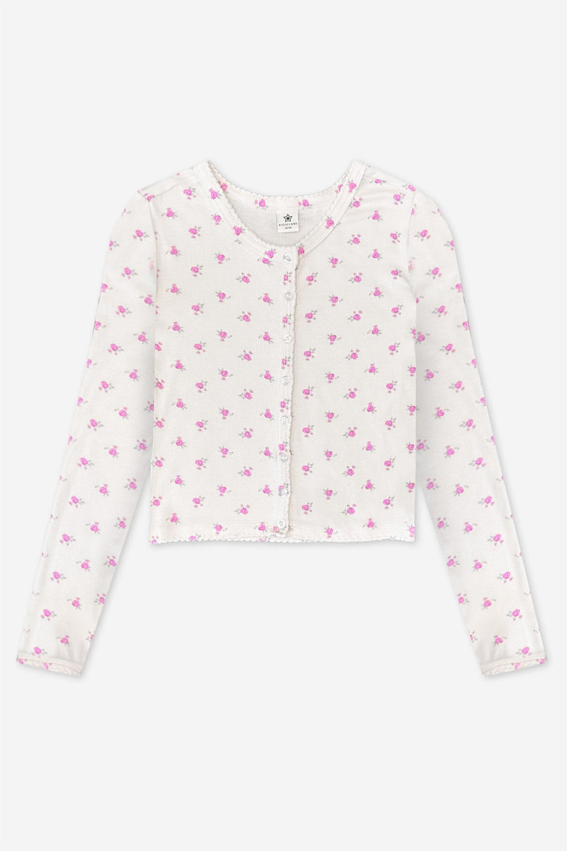 Ultra-Soft Rib Long Sleeve Cardigan