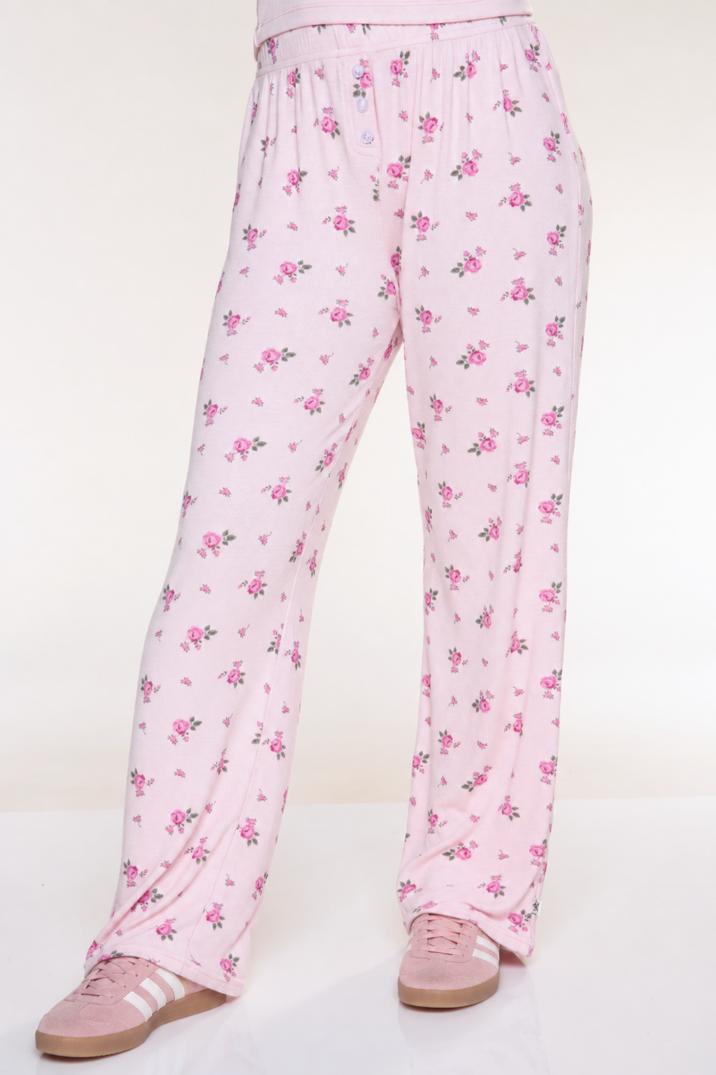 Ultra-Soft Rib Wide Leg Pant - Jet Black - NEW!