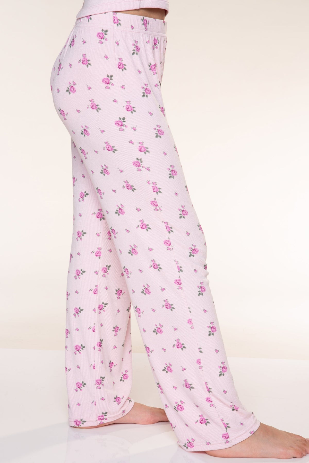 Ultra-Soft Rib Wide Leg Pant - Jet Black - NEW!