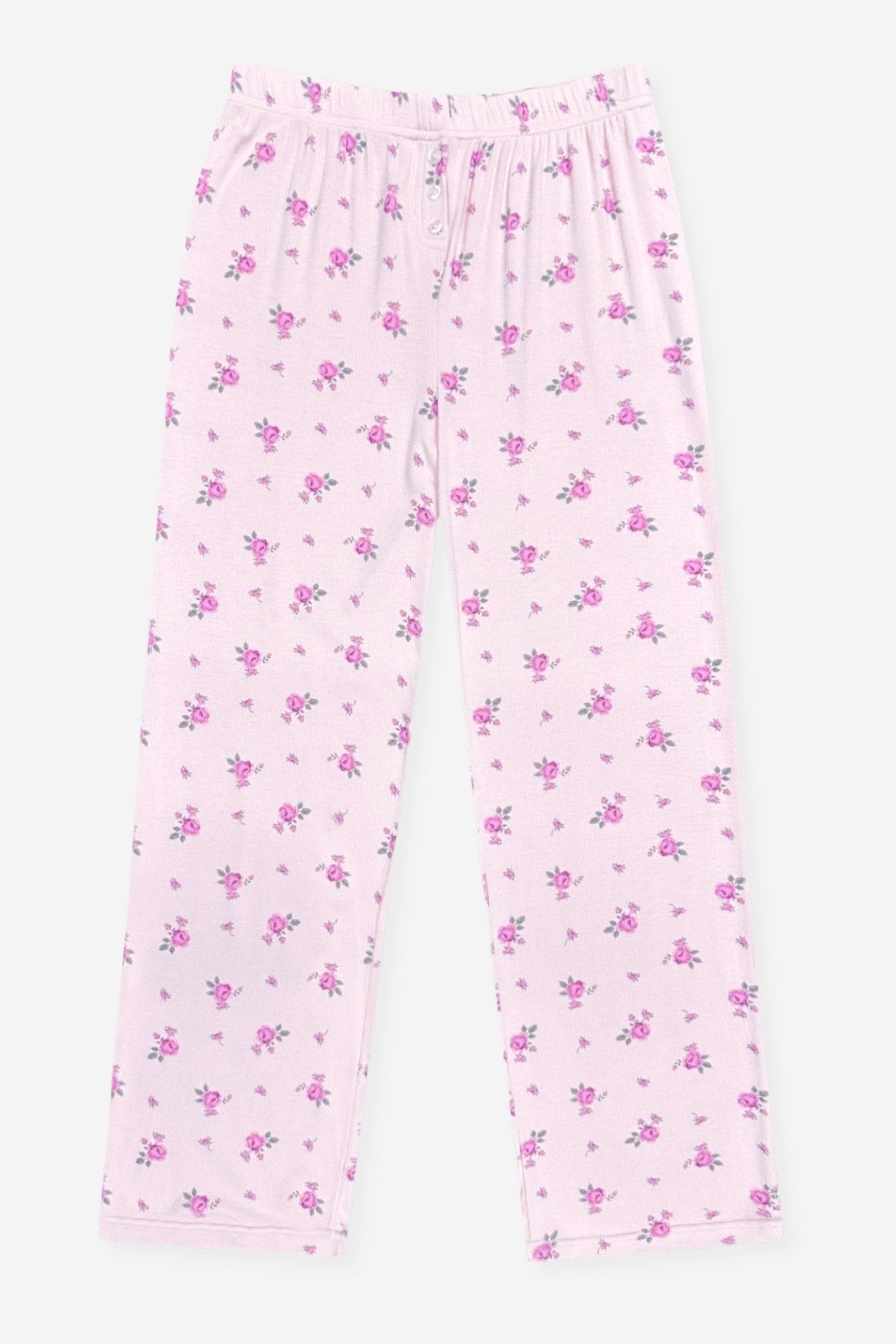 Ultra-Soft Rib Wide Leg Pant