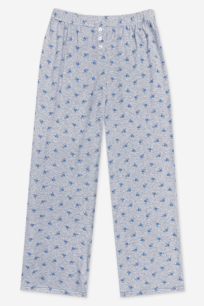 Ultra-Soft Rib Wide Leg Pant