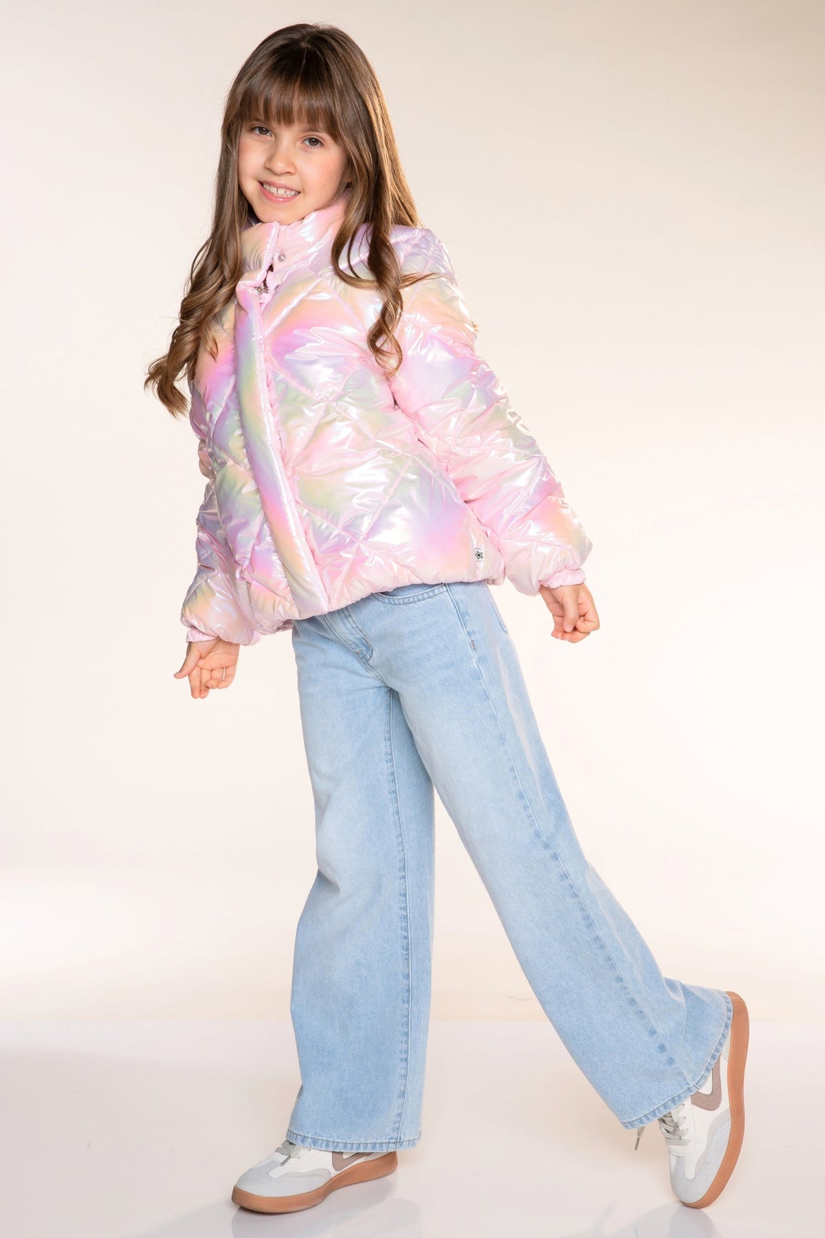 Winter Puffer Jacket - Ice Pink Floral - NEW!