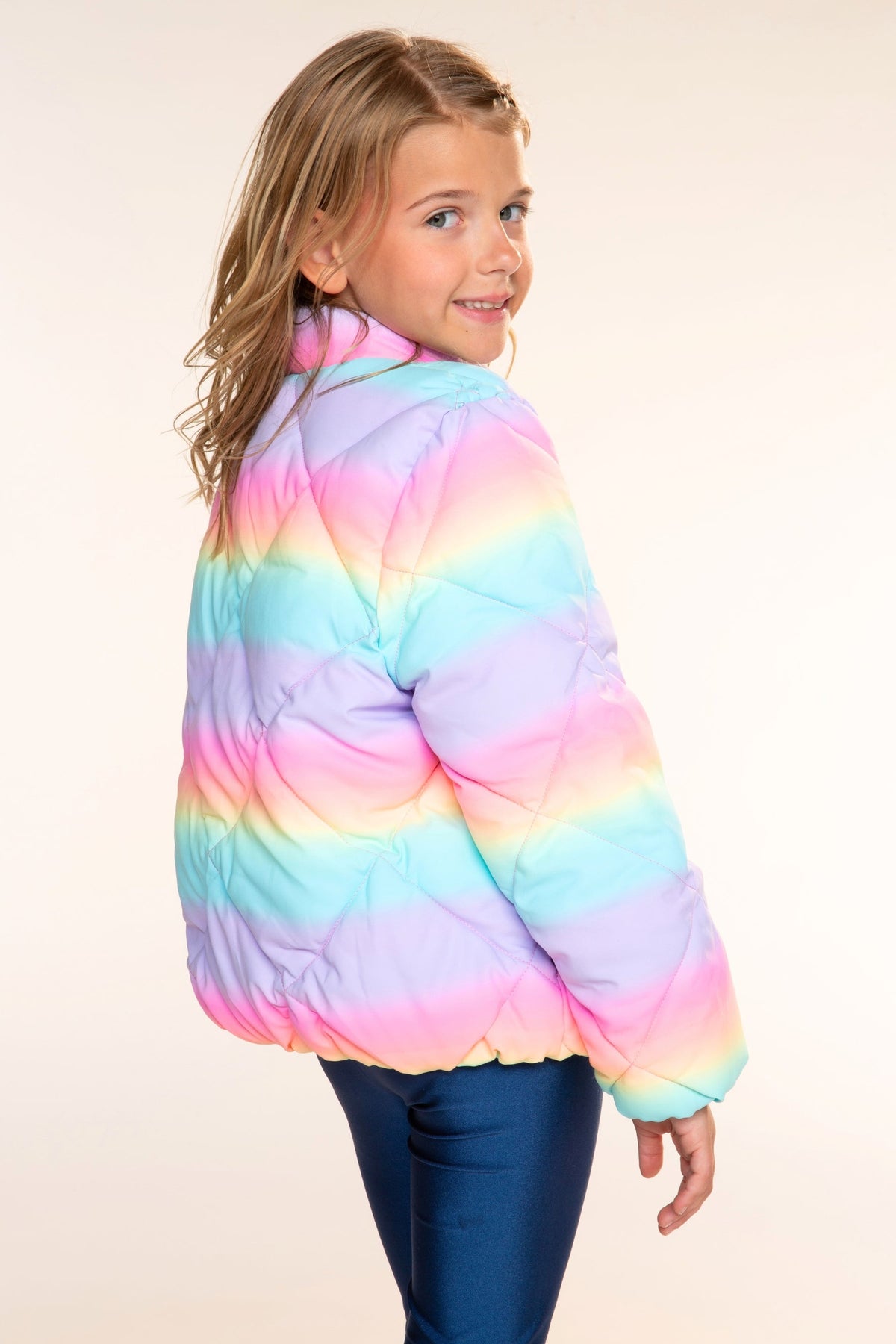 Winter Puffer Jacket - Ice Pink Floral - NEW!