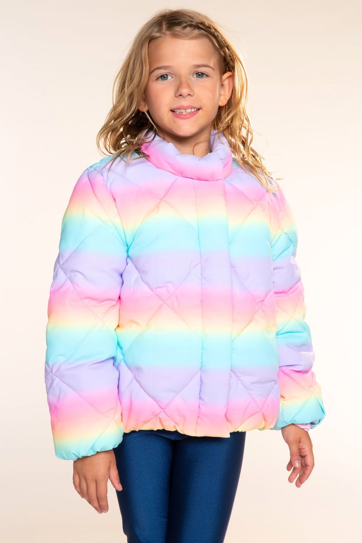 Winter Puffer Jacket - Ice Pink Floral - NEW!
