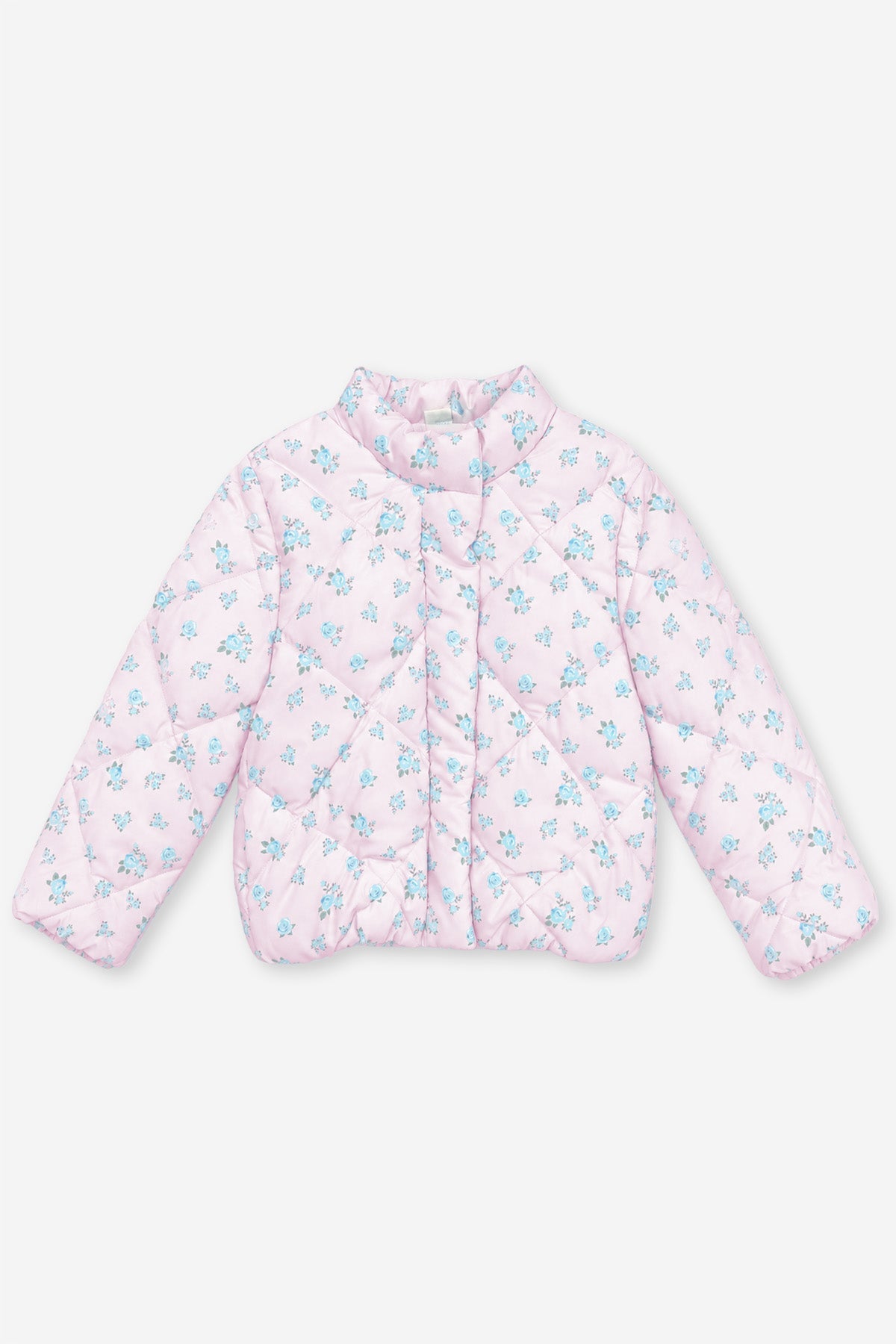Winter Puffer Jacket - Ice Pink Floral - NEW!