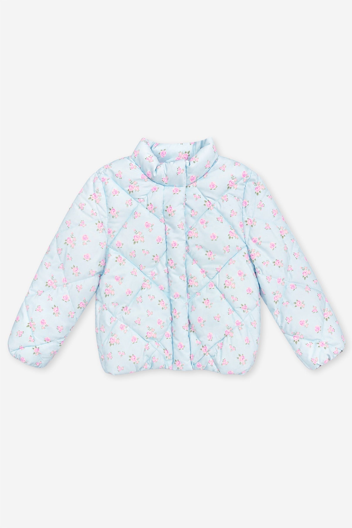 Winter Puffer Jacket - Ice Pink Floral - NEW!