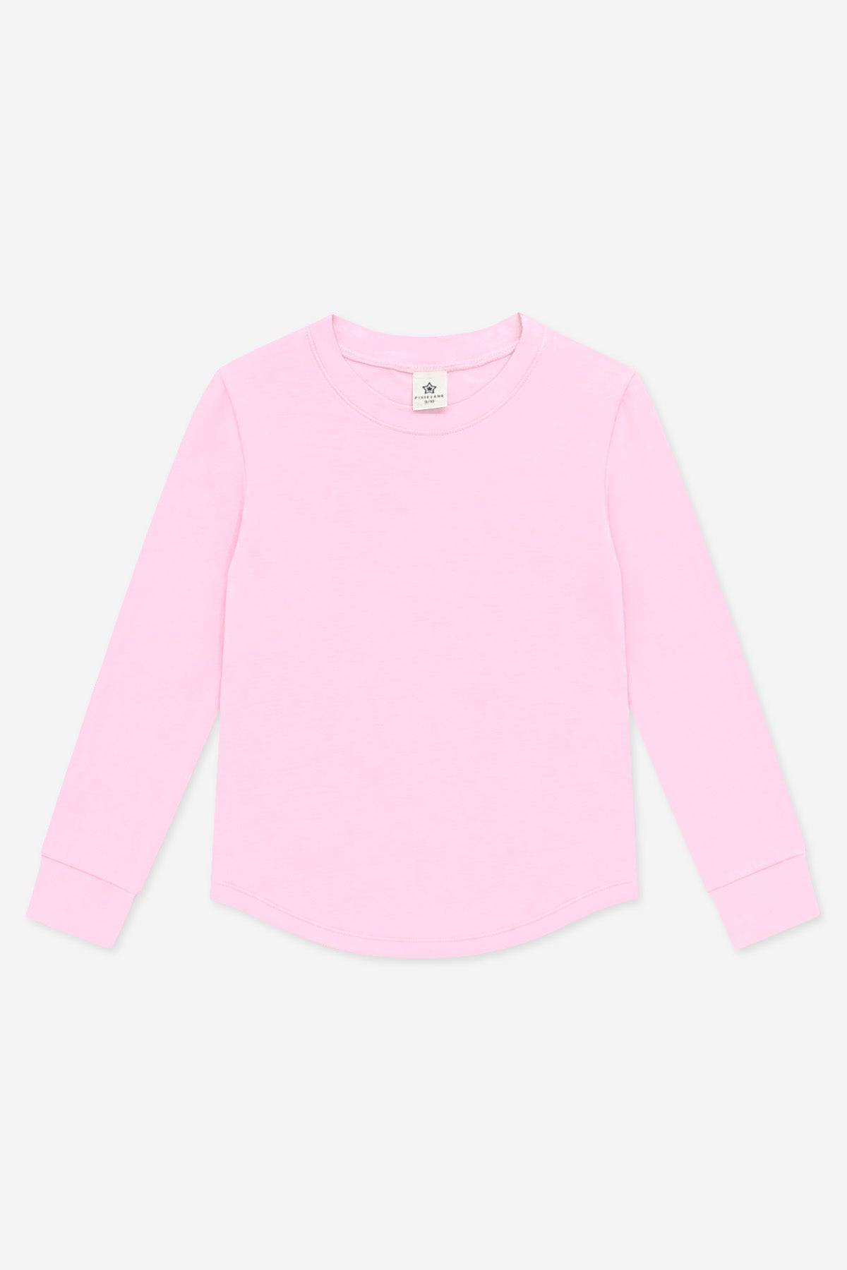 Modal Long Sleeve Shirttail Top