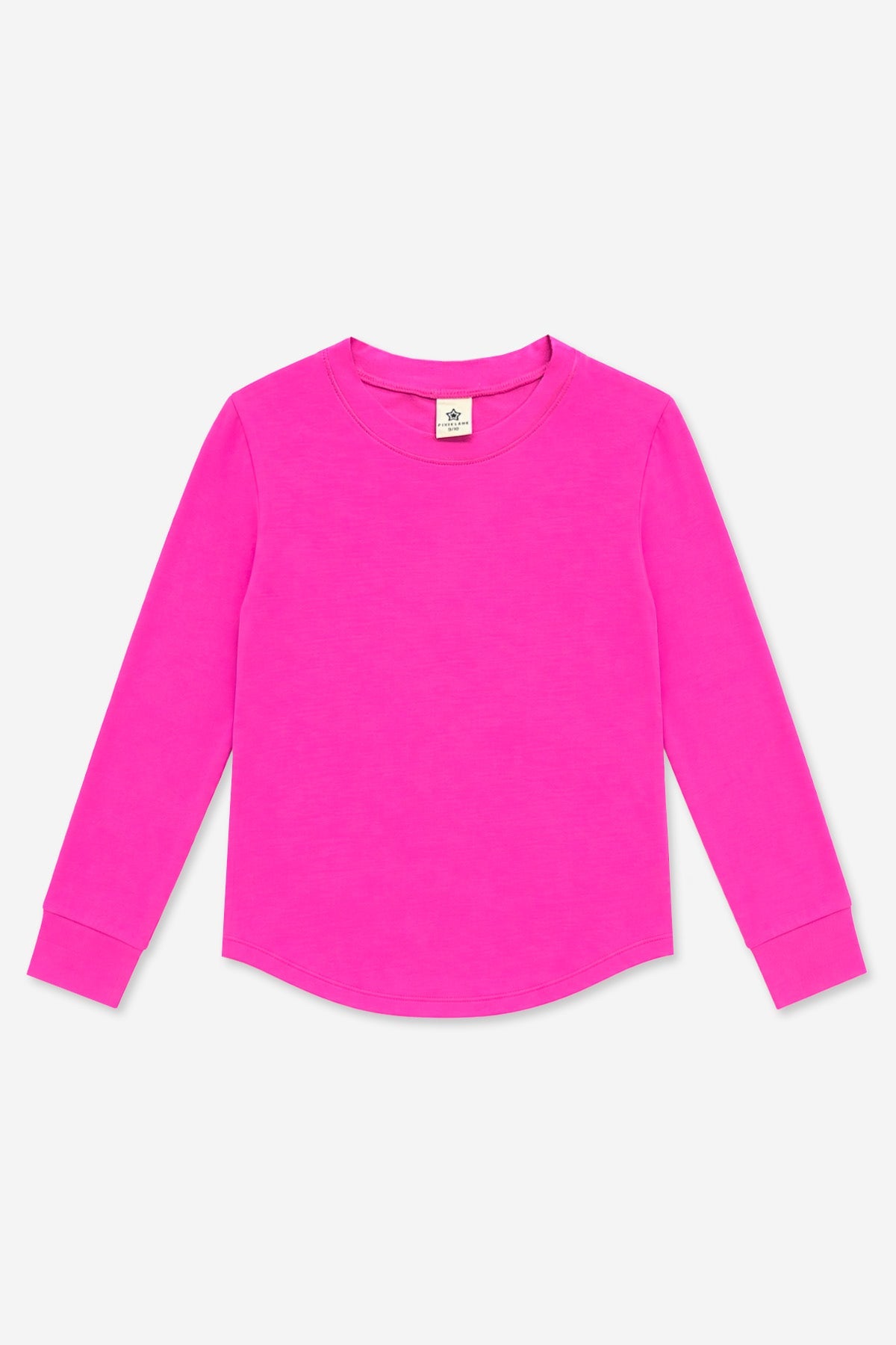 Modal Long Sleeve Shirttail Top
