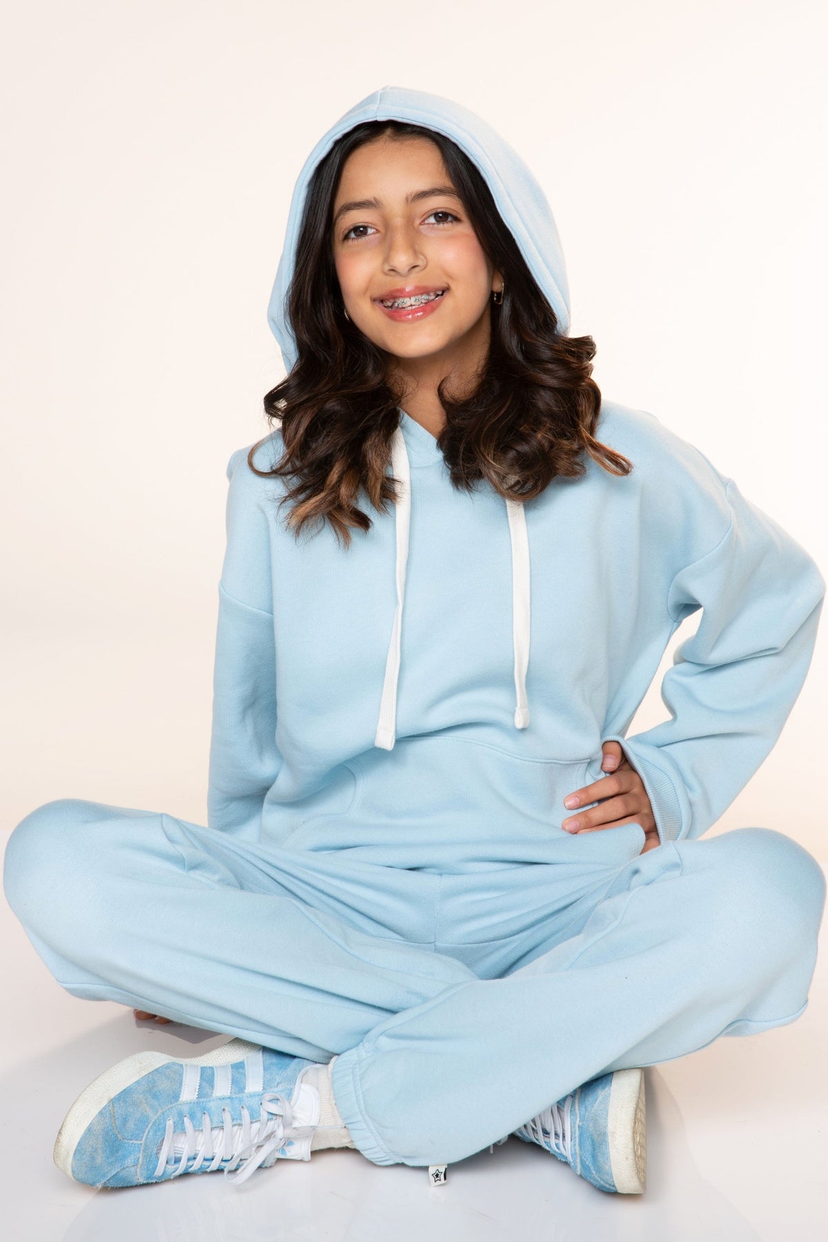Butter French Terry Sweatpant - Powder Blue - NEW!