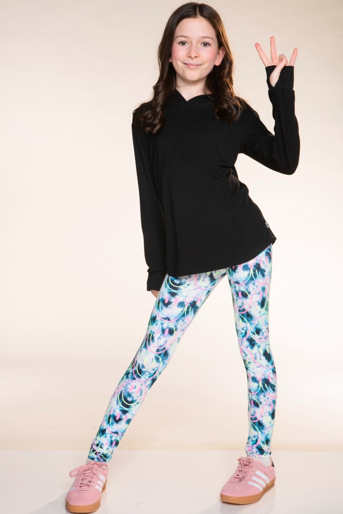 Simply Soft Long Legging. - Rainbow Leopard Heart - NEW!