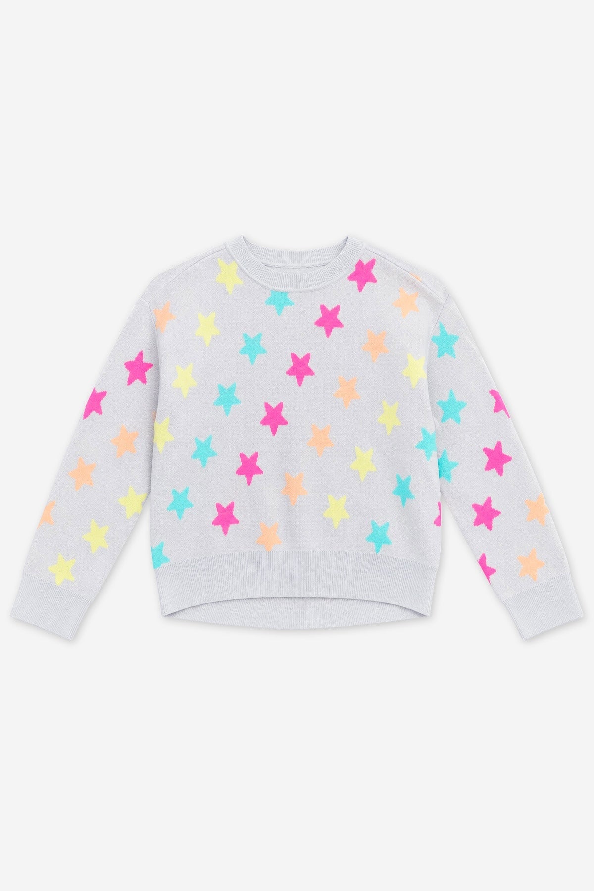 Yummy Soft Crew Neck Sweater - Bubble Gun Pink Blue Menorah - NEW!