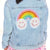 Lt Denim Smile Rainbow - NEW!