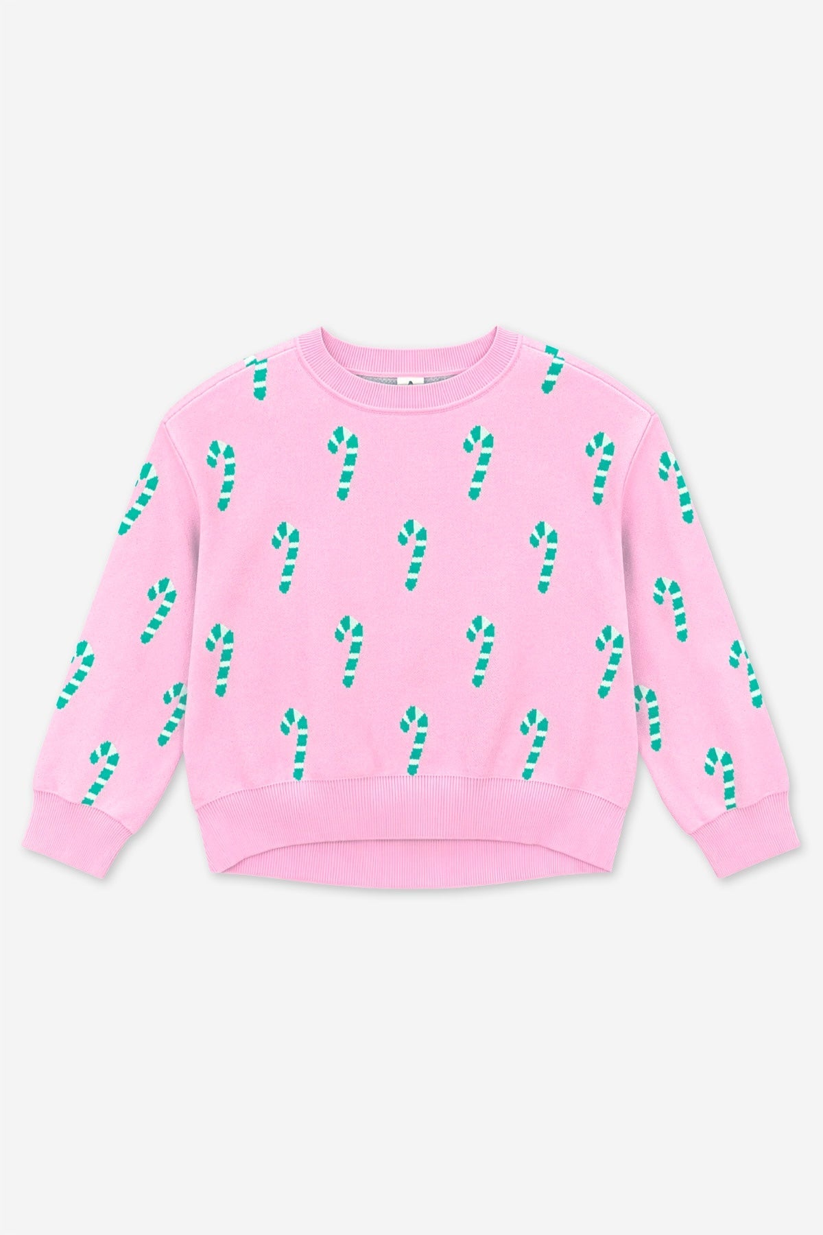 Yummy Soft Crew Neck Sweater - Bubble Gun Pink Blue Menorah - NEW!