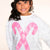 Grey Ivory Pink Candy Cane Sequin - NEW!