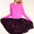 Hot Pink Black Sequin - NEW!