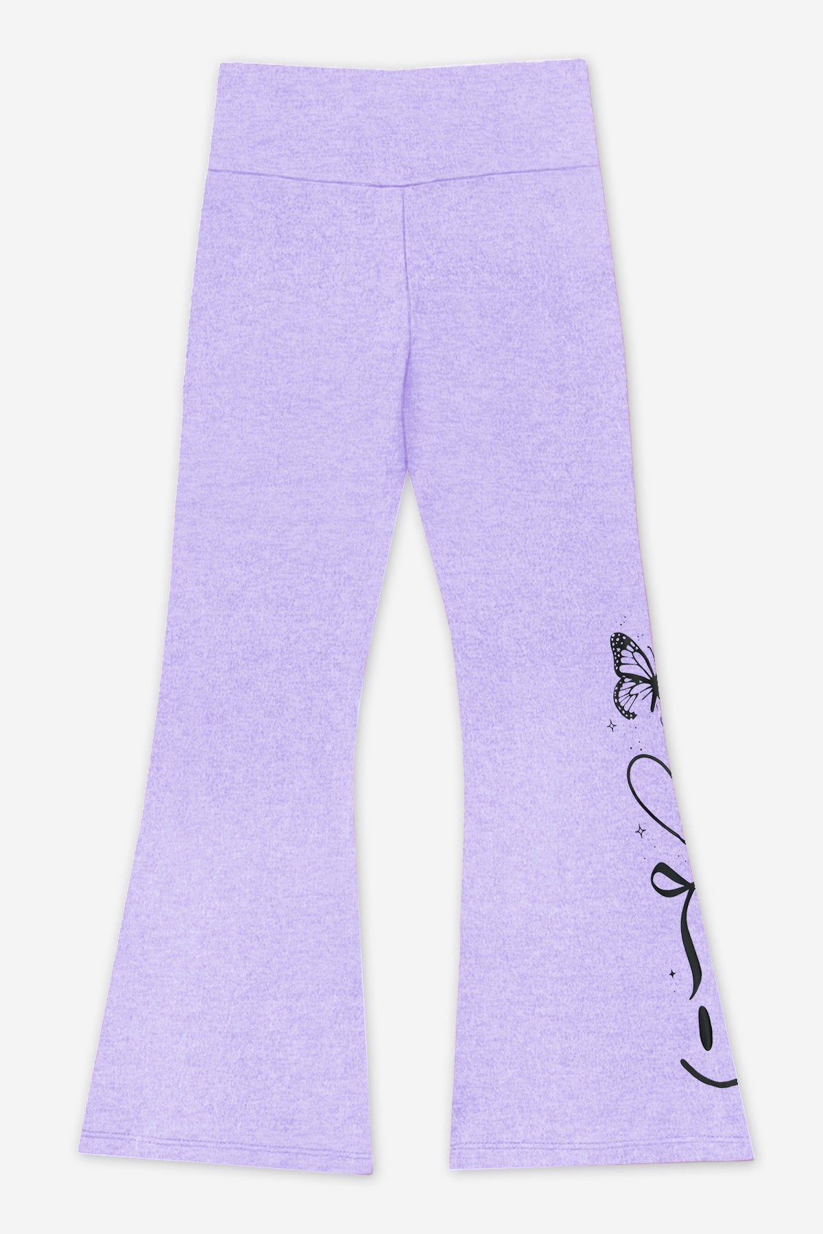 Simply Soft Luxe Flare Legging - Lavender Butterfly Emoji - NEW!