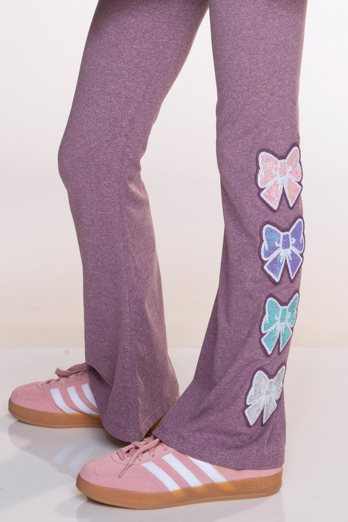 Simply Soft Luxe Flare Legging - Lavender Butterfly Emoji - NEW!