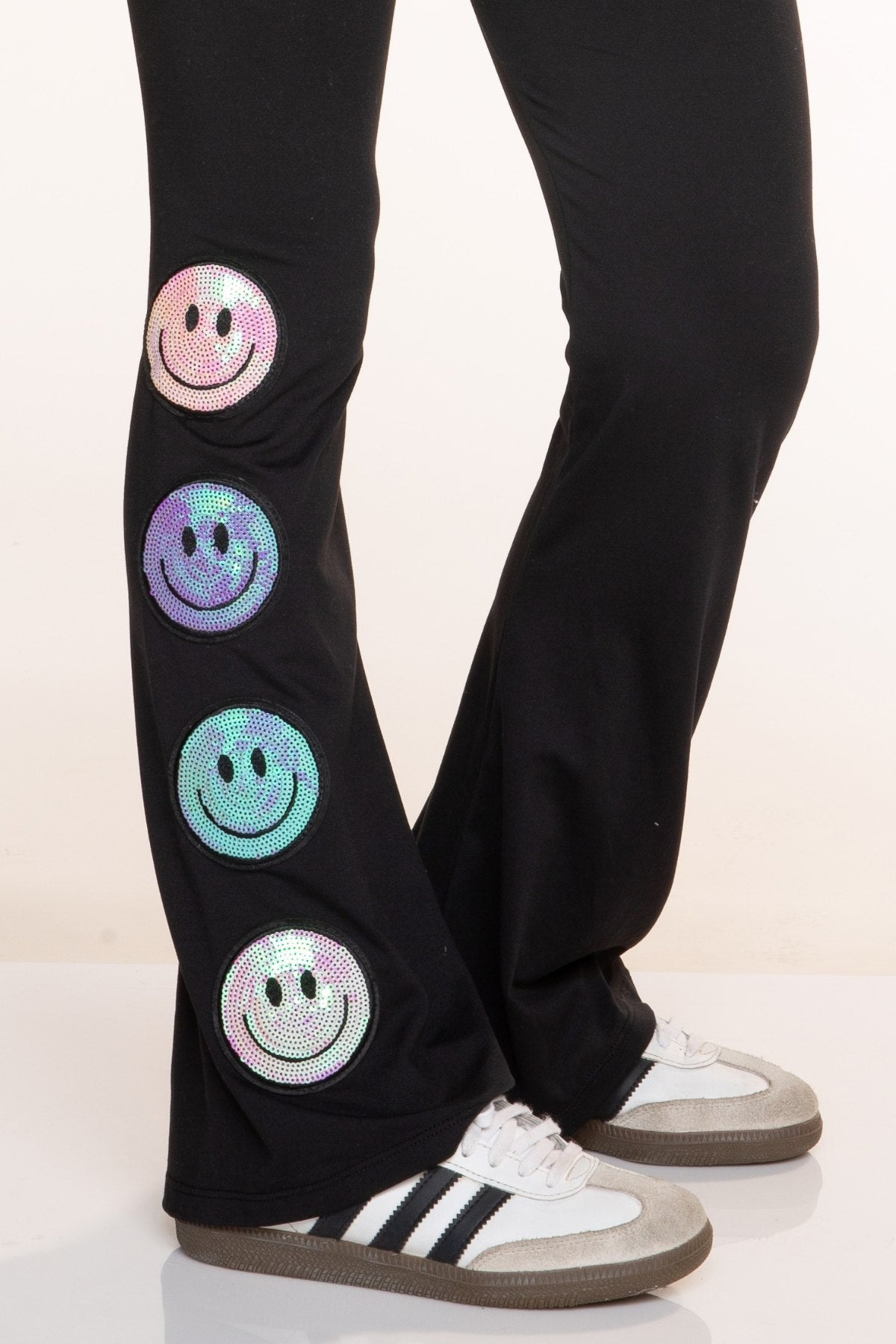 Simply Soft Luxe Flare Legging - Lavender Butterfly Emoji - NEW!