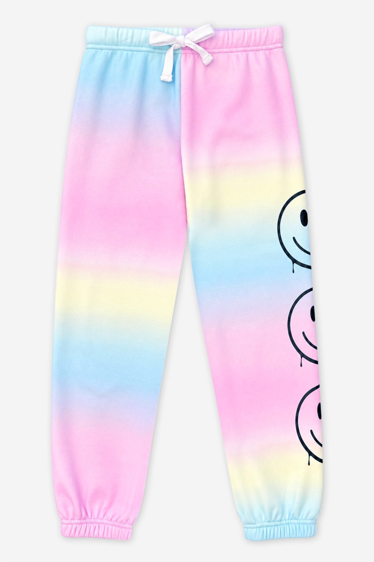 Cloud Soft French Terry Sweatpant - Bubble Gum Pink Palm