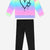 Rainbow Gradient Drip Heart - NEW!